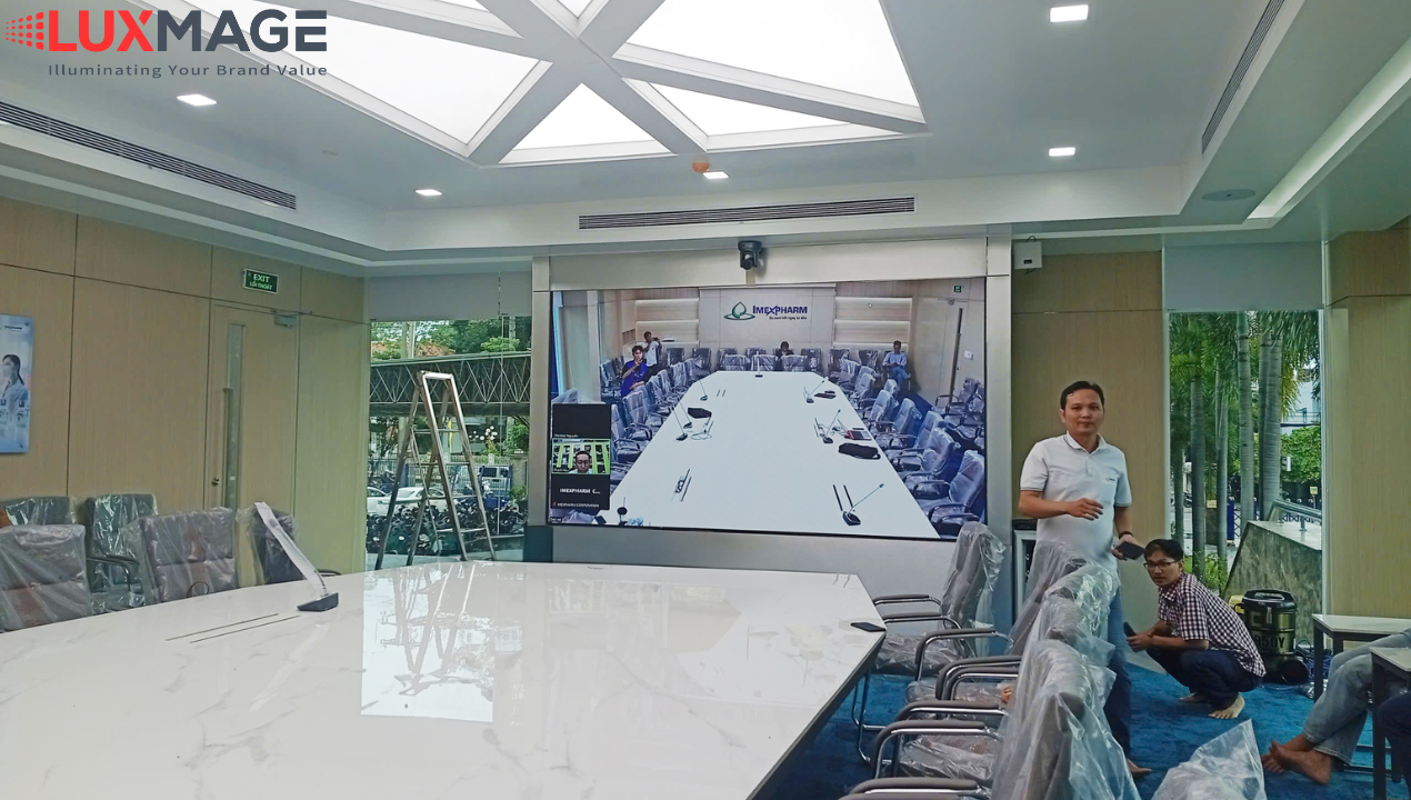 LED COB Display P1.86 | Corporate Office in Dong Thap
