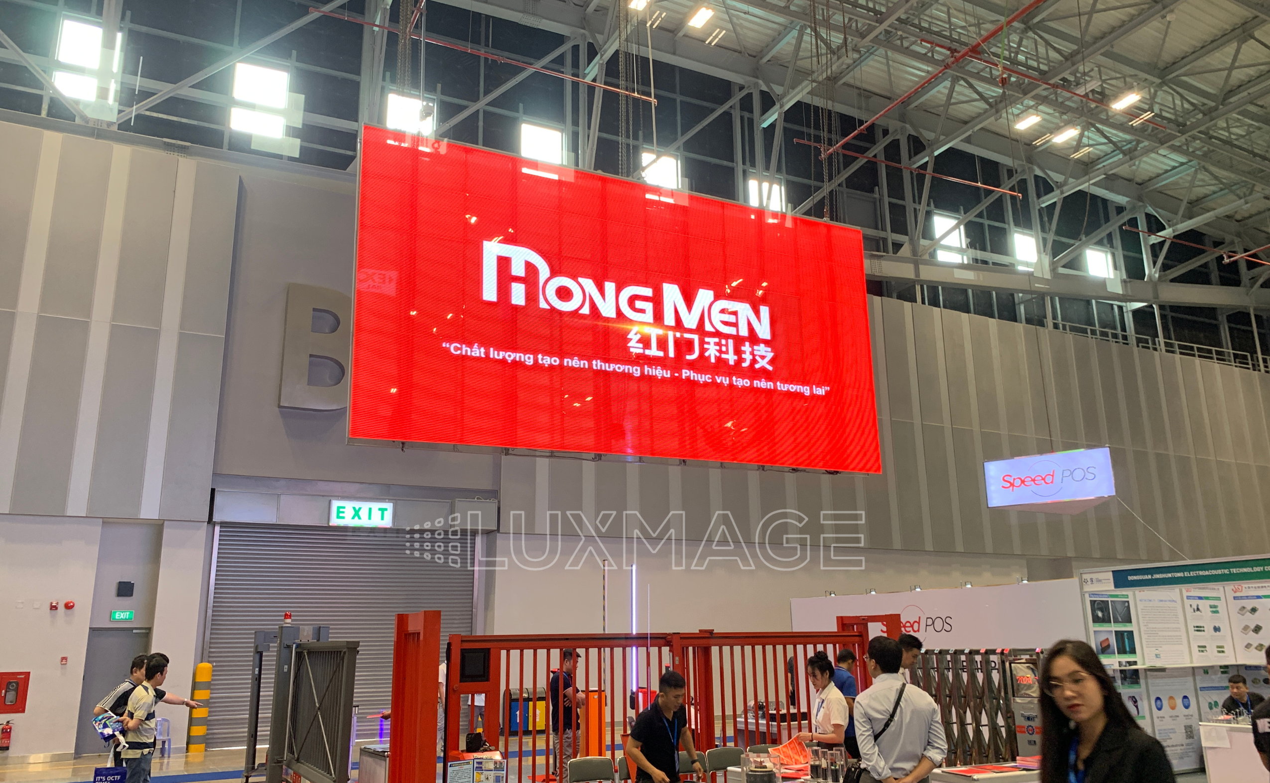 Luxmage - Transparent LED screen at Hong Mon Exhibition SECC DISTRICT 7 2024