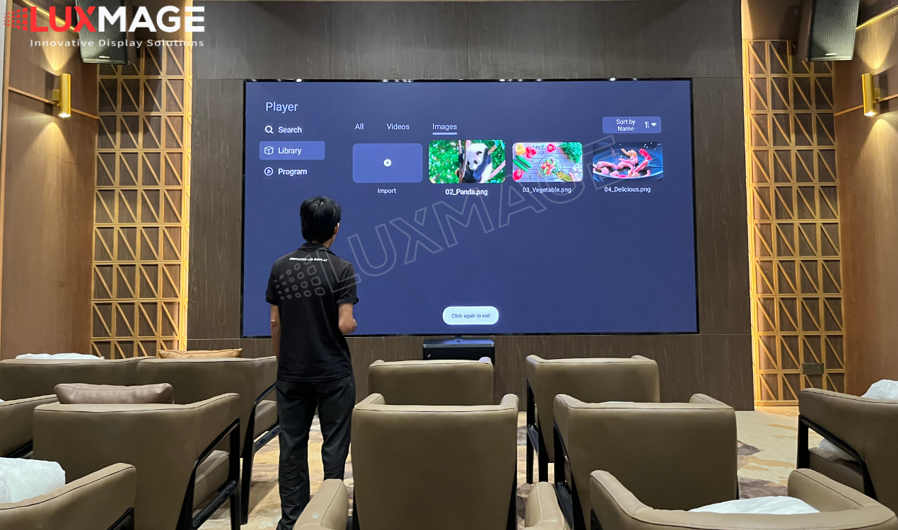 Meeting room LED screen belongs to indoor LED screen line