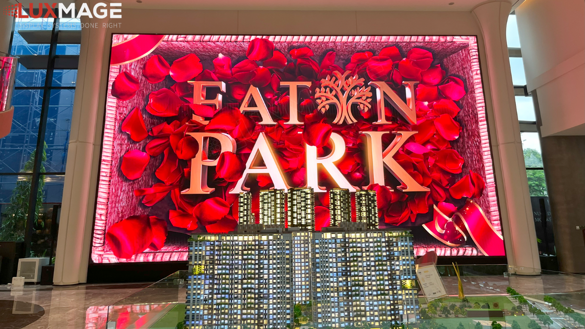 LED display solutions for showrooms