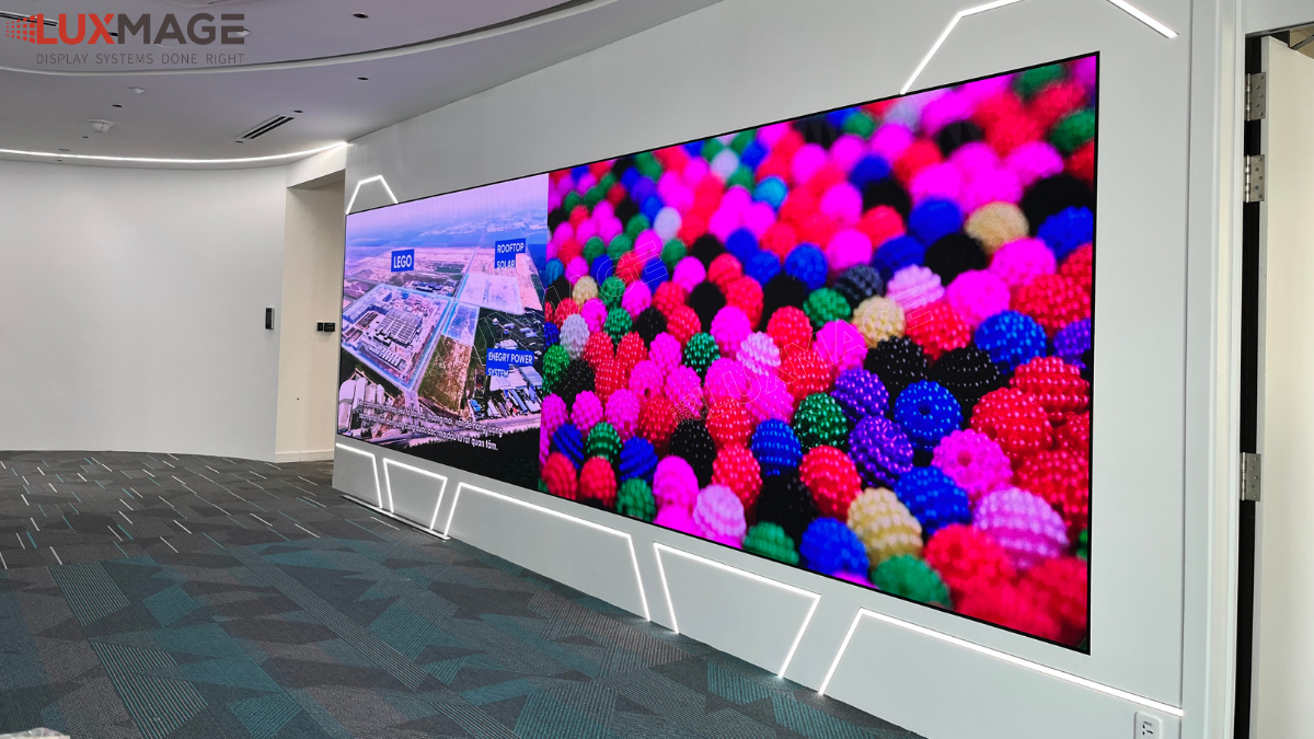 COB LED display modules have a flat surface, with chips packaged directly on the circuit board.