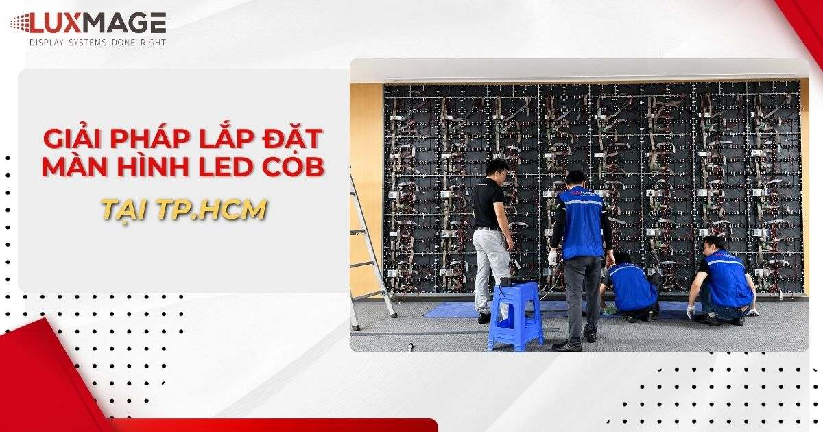 Giải pháp lắp đặt màn hình led cob tại tphcm chuyên nghiệp