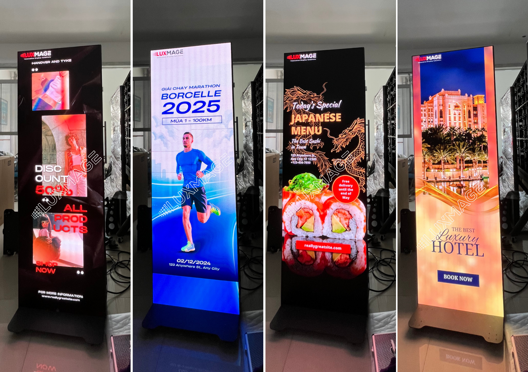 Vertical LED screens are becoming the top choice in the digital display industry thanks to their flexibility and modernity.