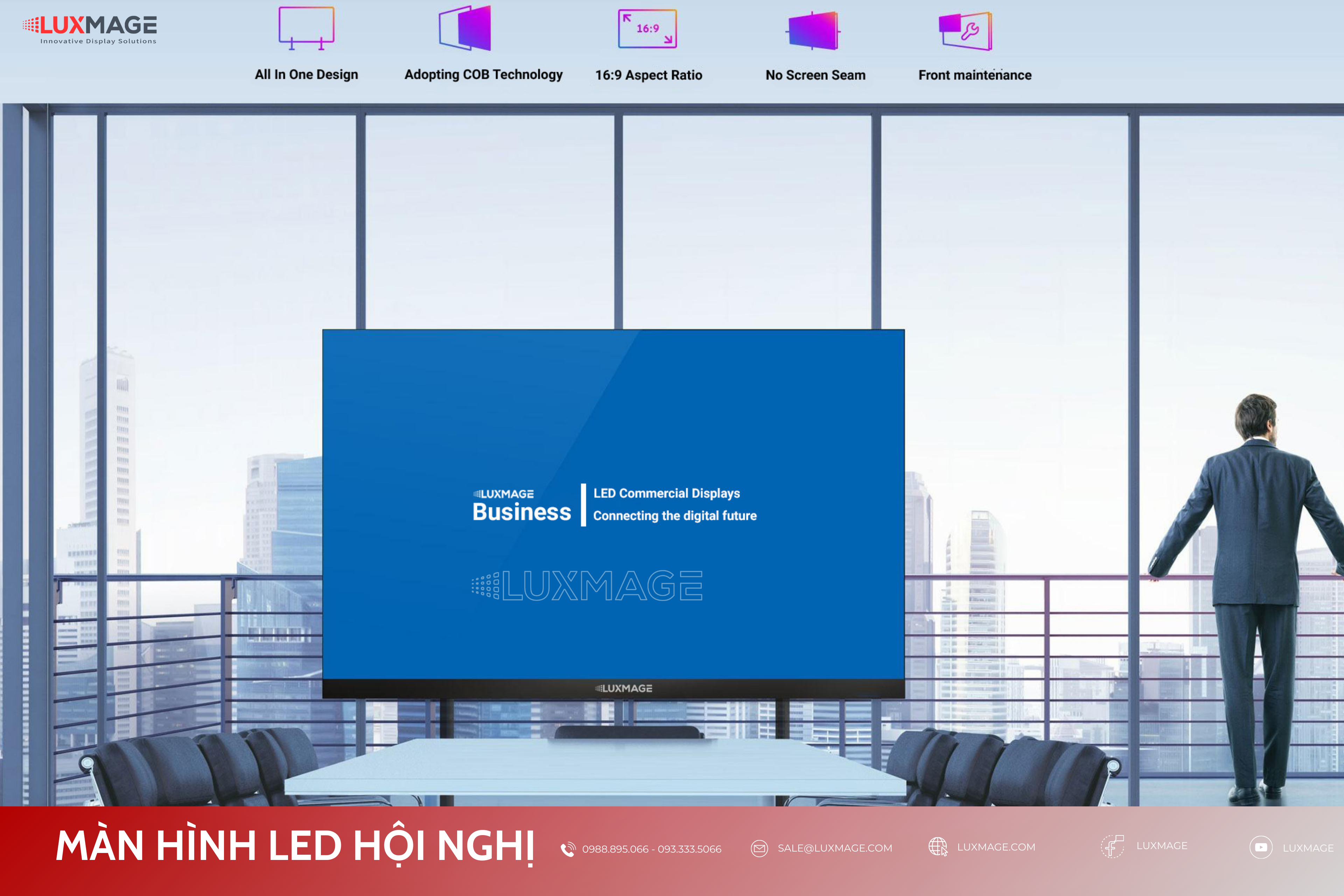 Conference LED screen good price, quick installation