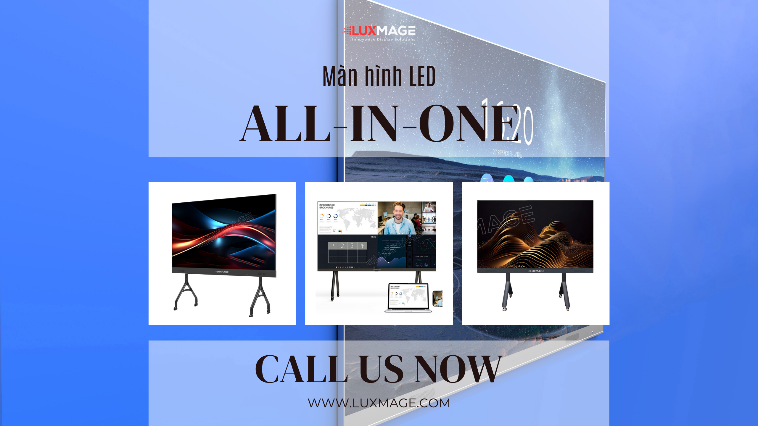 Màn hình LED all in one là một thiết bị hiển thị tích hợp nhiều chức năng trong một thiết kế duy nhất