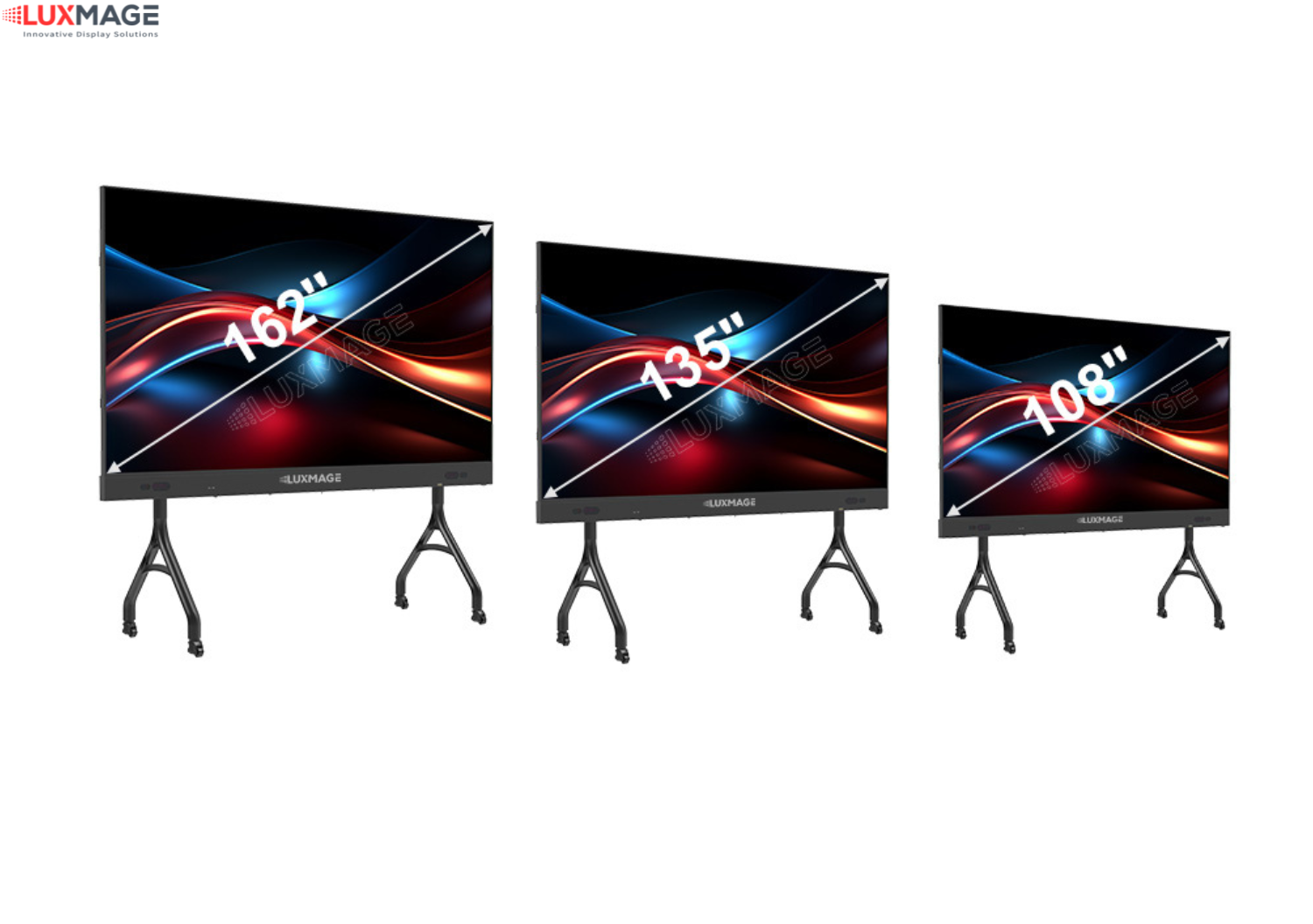 All-in-One LED screen with modern design, sharp display quality