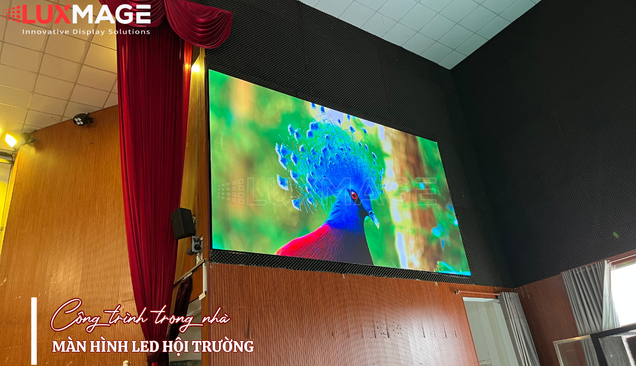 Indoor LED technology optimized for conferences.