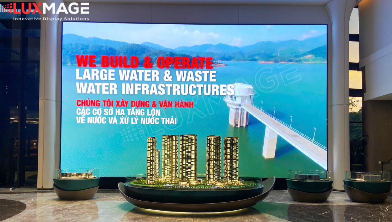 Display advertisements and information in a luxurious way.