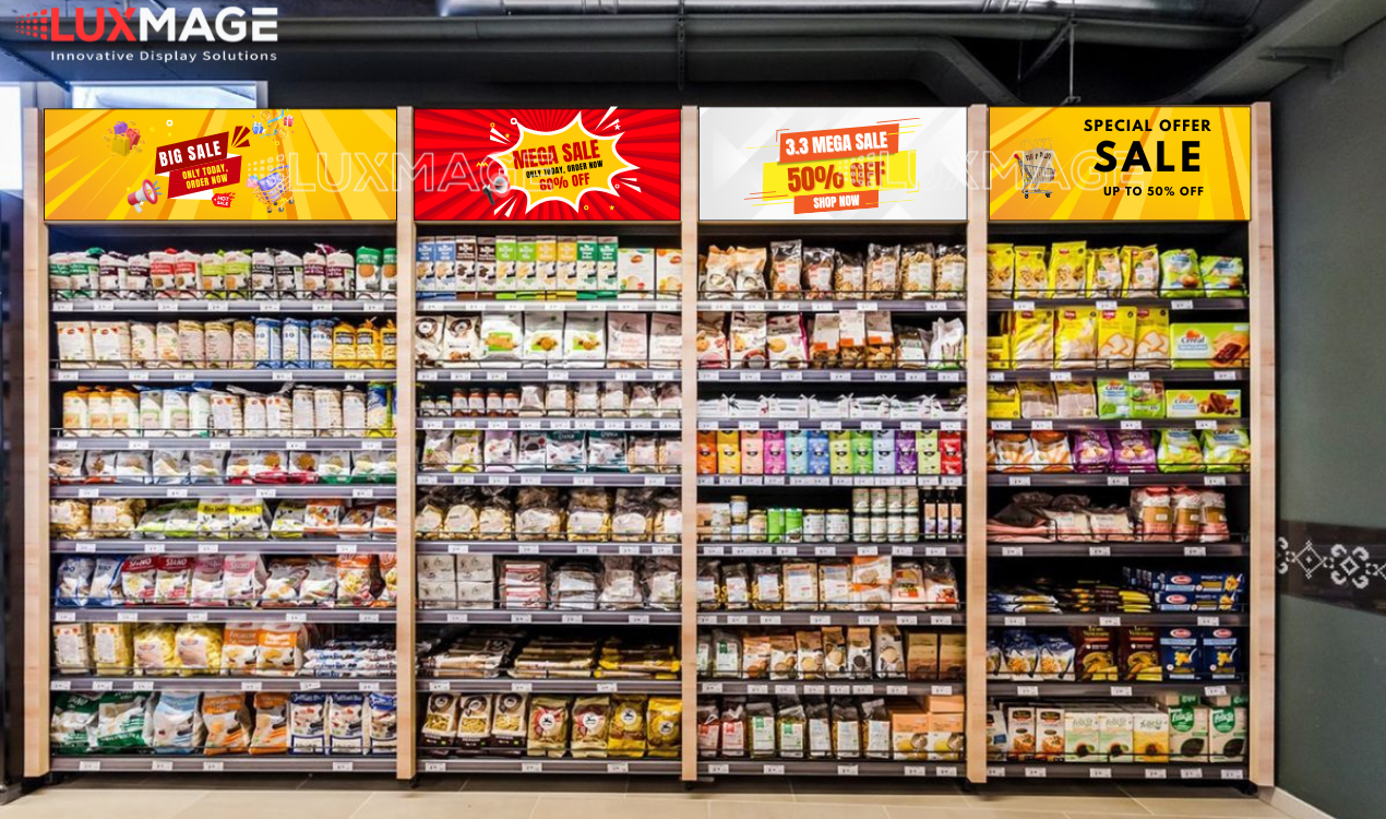 Electronic LED Shelf Display | Digital Solution For Supermarkets And Retail Chains 2025