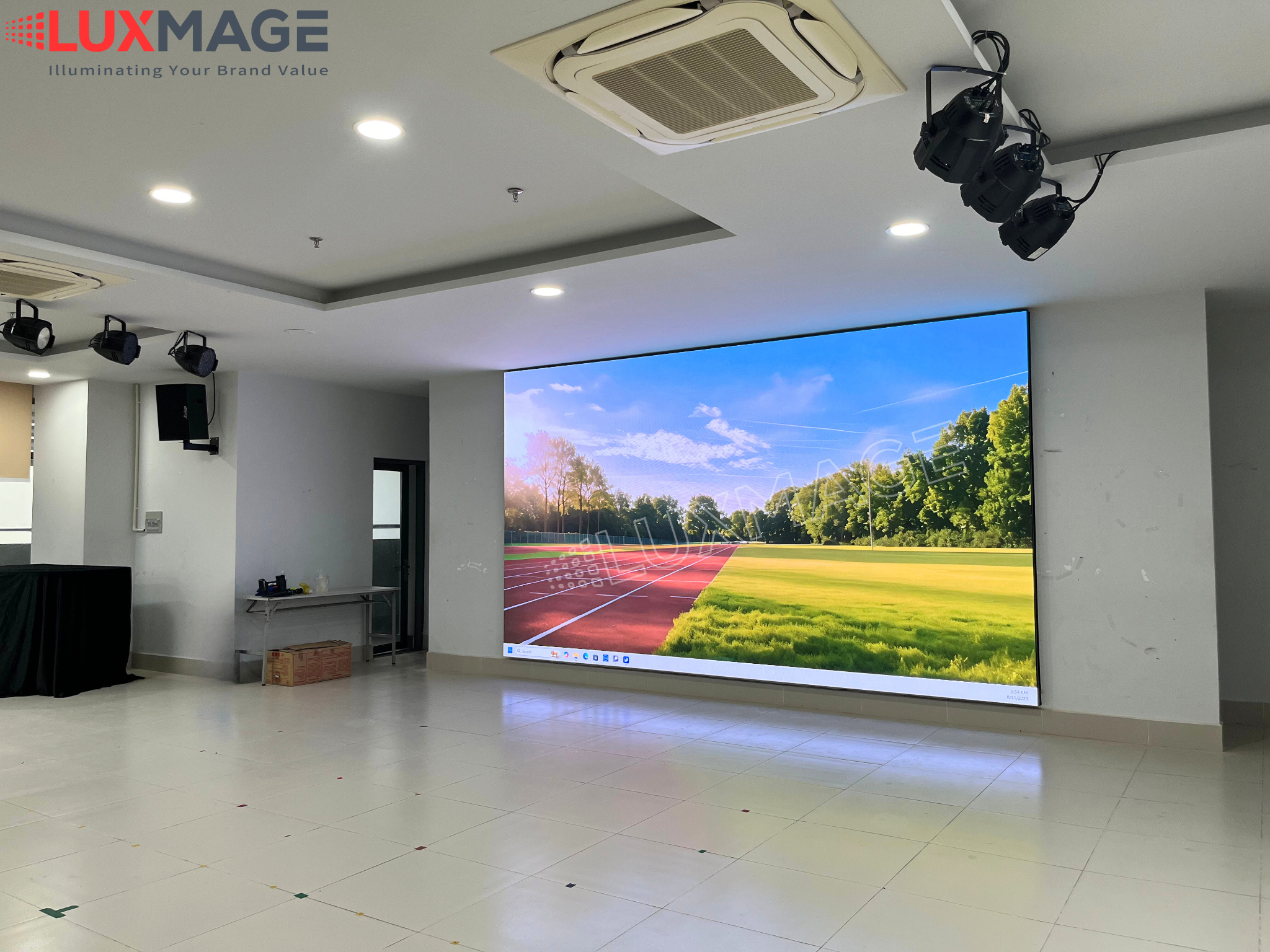 digital classroom LED screen