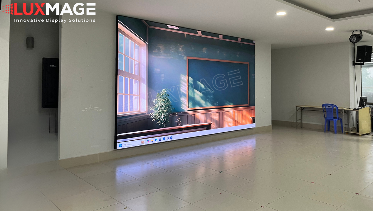 Màn hình LED phòng họp công nghệ COB – hình ảnh sắc nét, bền bỉ, thay thế máy chiếu