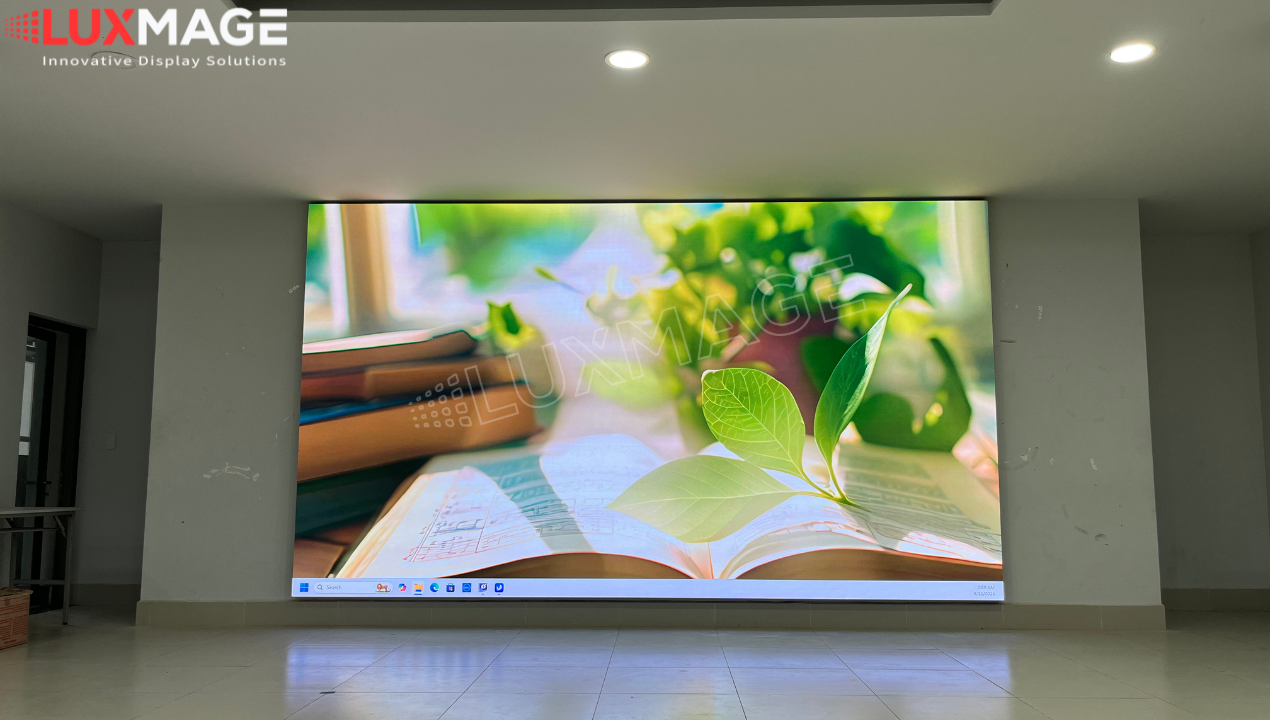 Luxmage school conference LED screen project