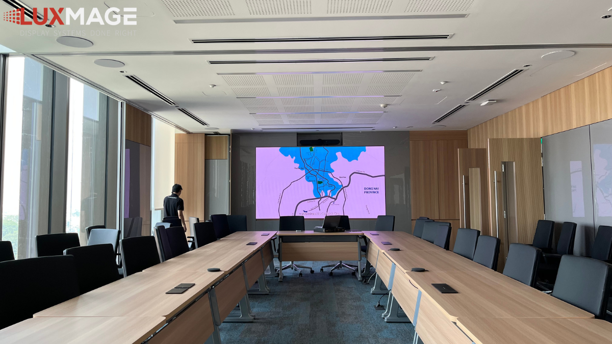Màn hình LED COB P1.53 cho phòng họp | Dự án tại VSIP Quận 1
