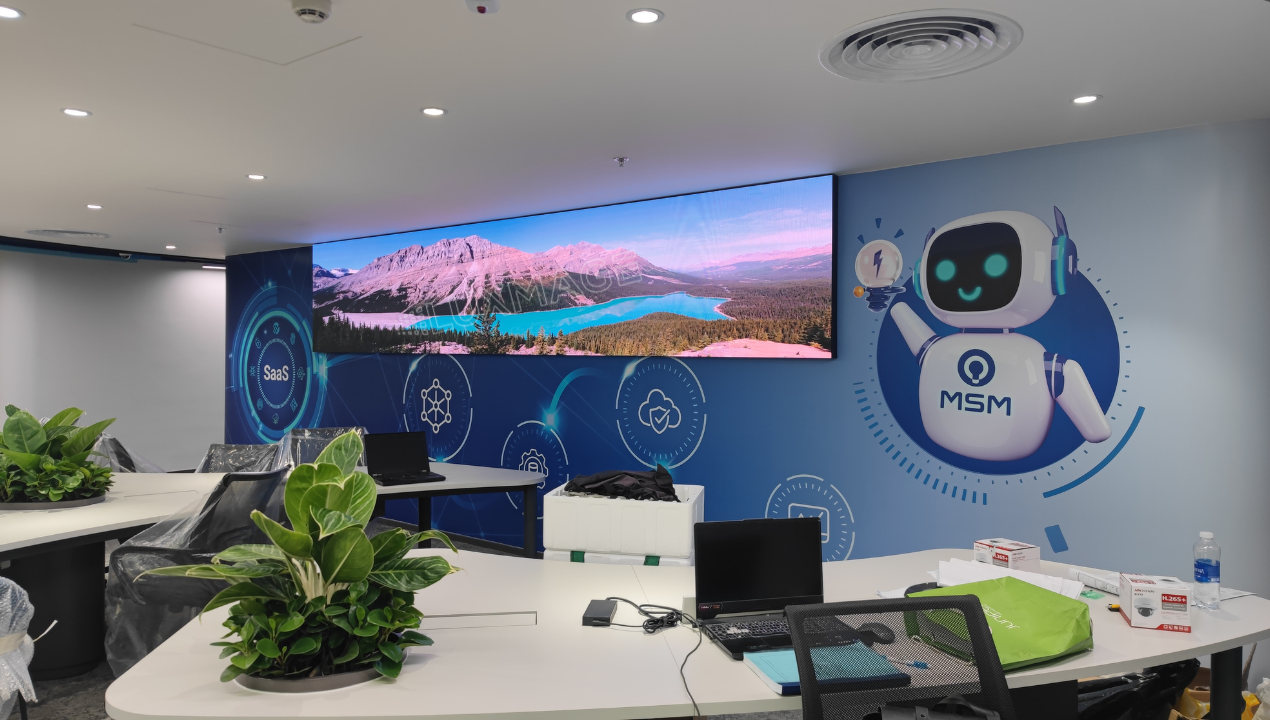 Indoor LED screen centralized management - easy - modern