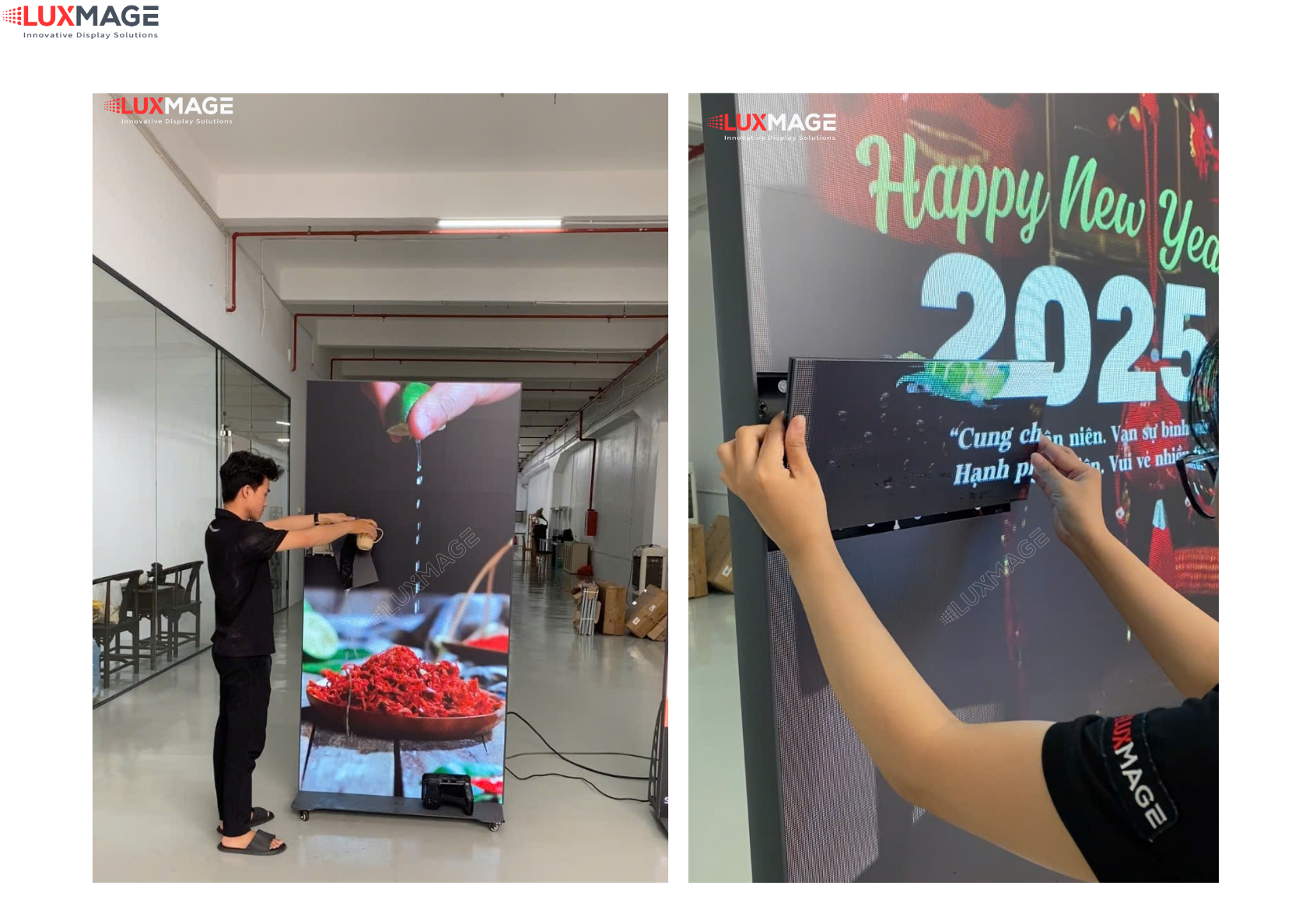 Luxmage COB indoor LED screen – advanced technology for super sharp images, durable over time