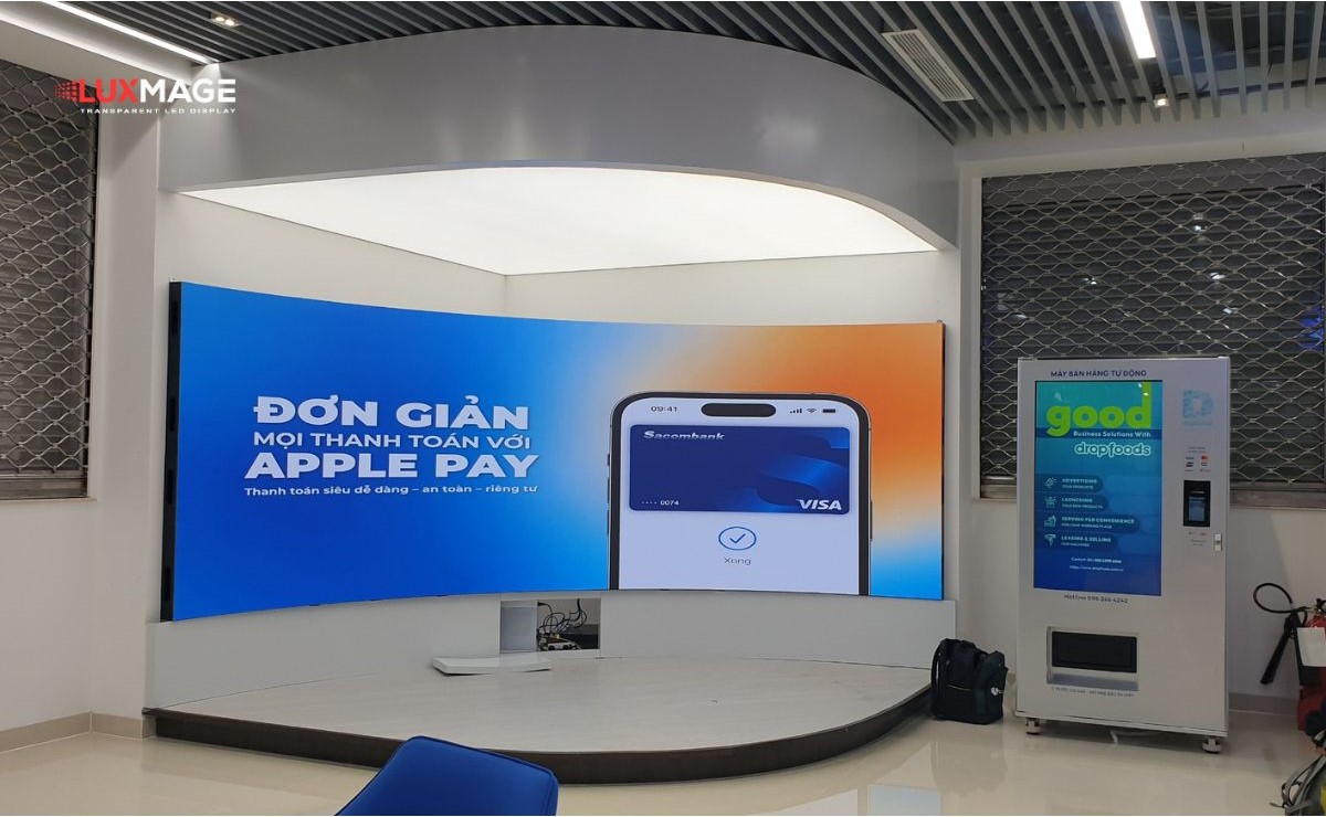 Flexible LED Screen - Innovation in Advertising by SACOMBANK