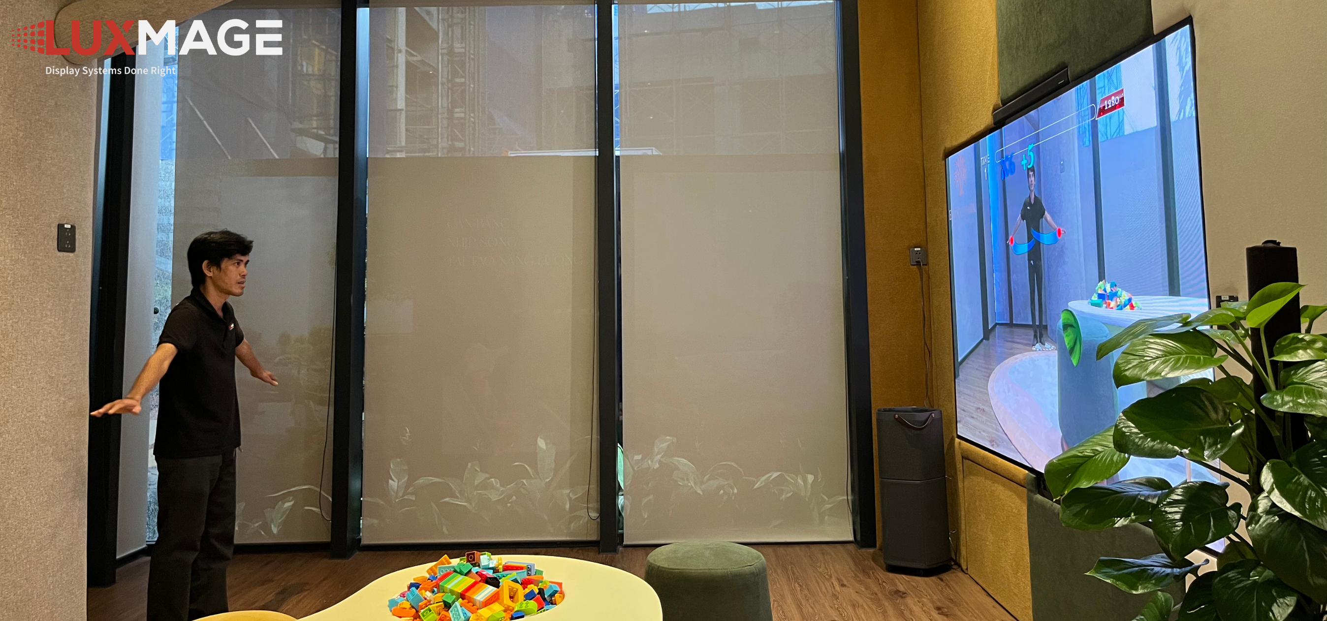 Interactive LED display