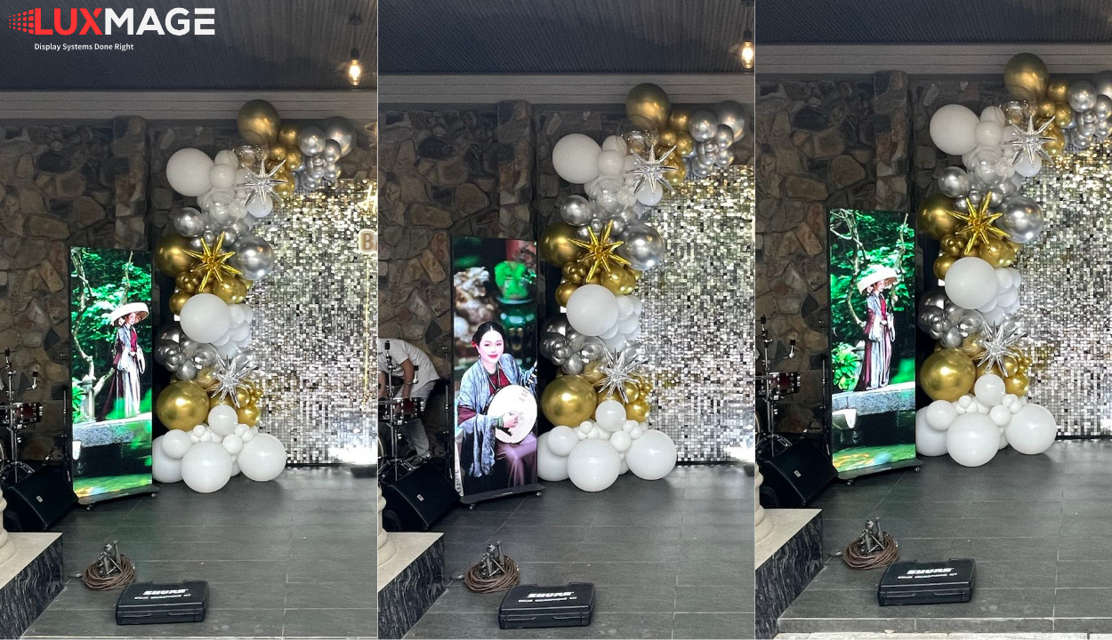 Màn hình LED chân đứng linh hoạt nội dung, tối ưu chi phí quảng cáo tại điểm bán