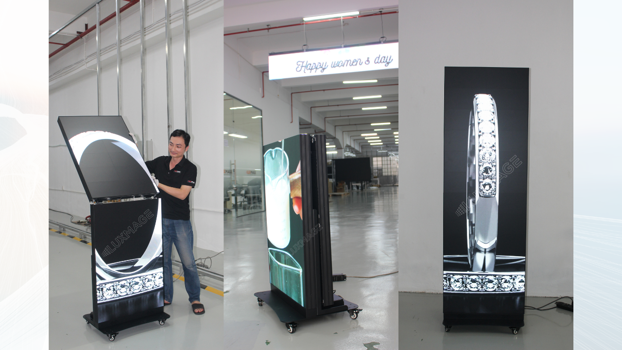 Vertical advertising screens are the optimal choice for advertising campaigns.