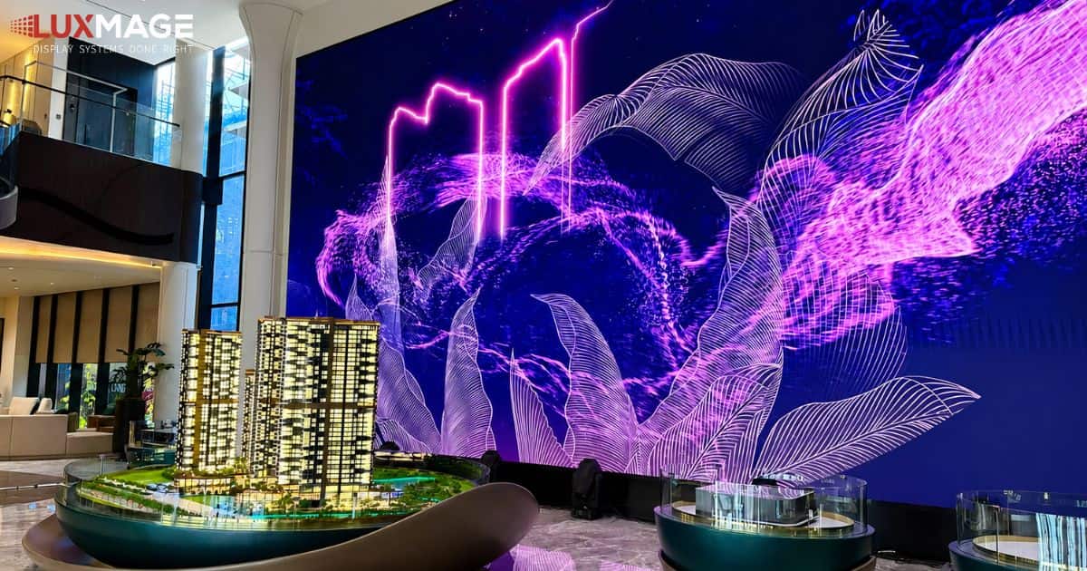 Showroom bất động sản trình chiếu sa bàn ảo và quy hoạch dự án trực quan