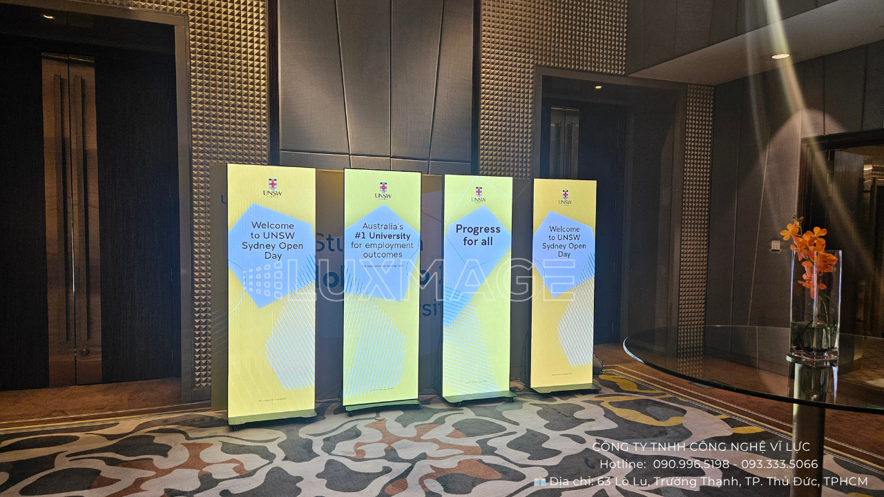Bán và Cho Thuê Standee LED Tại TP.HCM | Công Nghệ COB, P1.56, P1.86