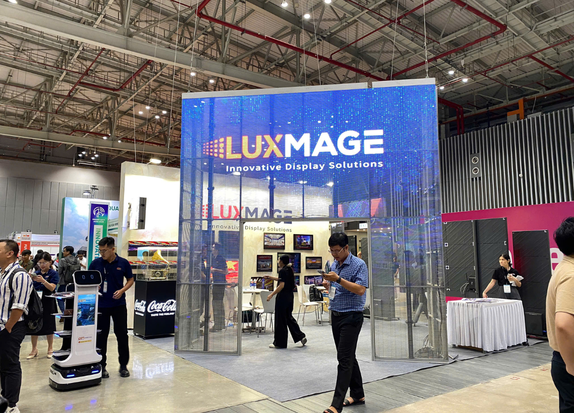  Luxmage tại Smart City Asia 2025 – nâng tầm trải nghiệm không gian thương mại hiện đại.