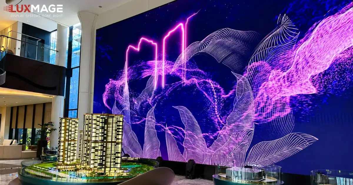 Ưu điểm vượt trội của màn hình LED COB tại không gian trưng bày